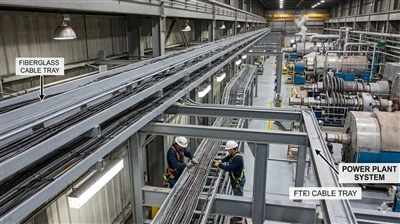 Principals aplicacions de la safata de cables FRP en projectes industrials